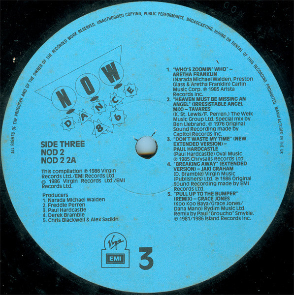 Various - Now Dance 86 - The 12" Mixes | Virgin (NOD 2) - 5 Various - Now Dance 86 - The 12" Mixes | Virgin (NOD 2) - 5