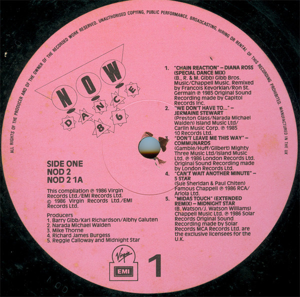 Various - Now Dance 86 - The 12" Mixes | Virgin (NOD 2) - 3 Various - Now Dance 86 - The 12" Mixes | Virgin (NOD 2) - 3