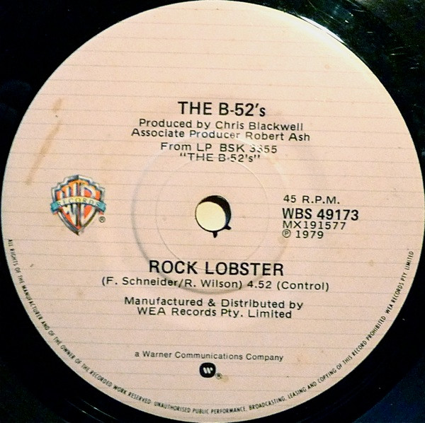 The B-52's - Rock Lobster | Warner Bros. Records (WBS 49173)