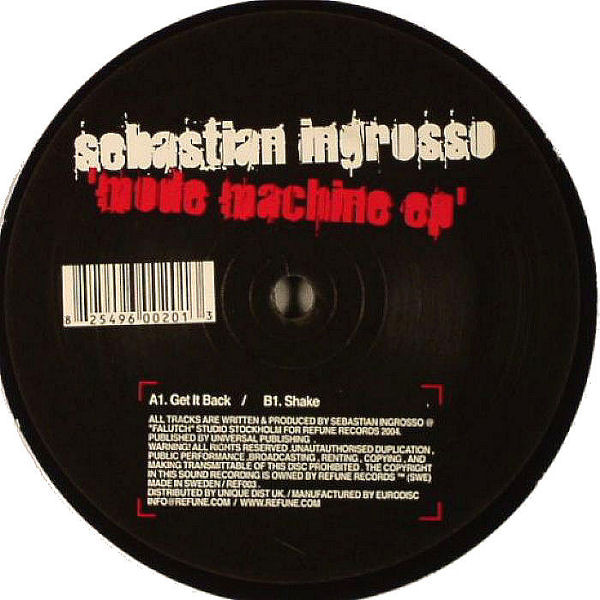Sebastian Ingrosso - Mode Machine EP | Refune Records (REF003)