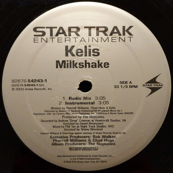 Kelis - Milkshake | Star Trak Entertainment (82876-54243-1)