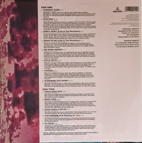 The Stranglers - Rarities | Parlophone (5021732991591) - 3