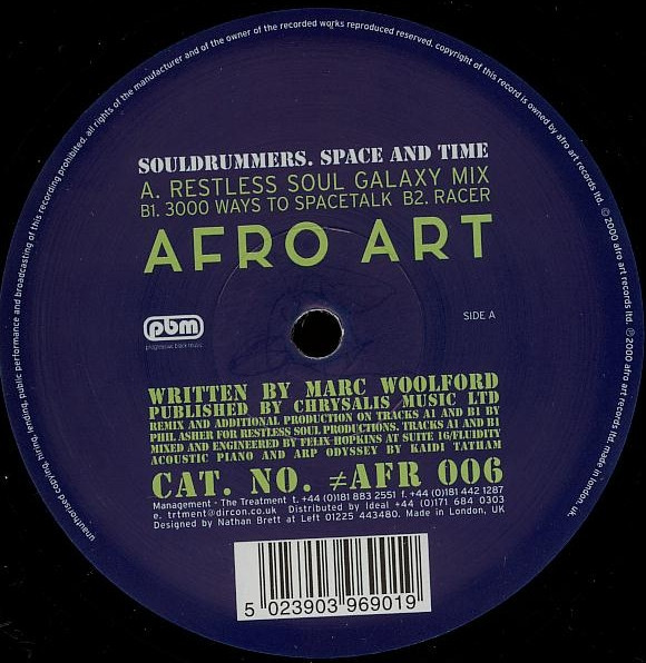 Souldrummers - Space And Time | Afro Art (AFR 006)