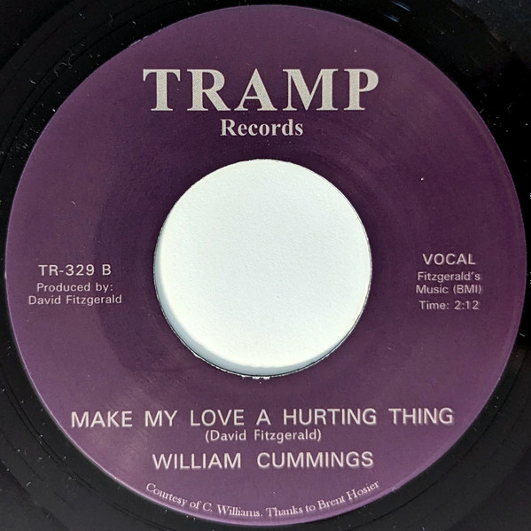 William Cummings - Your Soul Searchin Love | Tramp Records (TR-329) - 2
