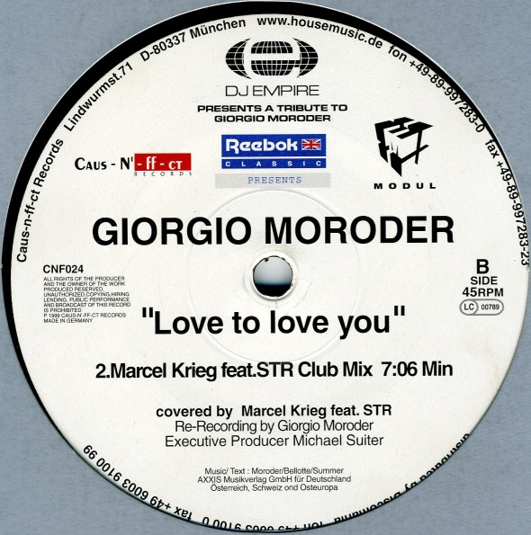 Giorgio Moroder - Evolution | Caus-N'-ff-ct (CNF024) - main