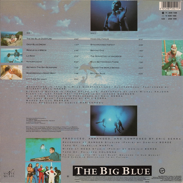 Eric Serra - El Gran Azul (Banda Sonora Original De La Pelicula) | Virgin (T-209 188) - 2
