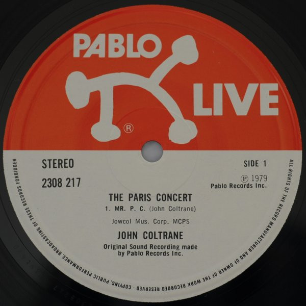 John Coltrane - The Paris Concert | Pablo Live (2308 217) - 3