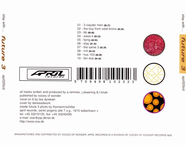 Future 3 - Stay With... | April Records (apr020cd) - 2 Future 3 - Stay With... | April Records (apr020cd) - 2