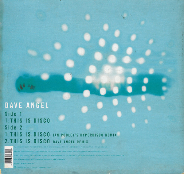 Dave Angel - This Is Disco | 4th & Broadway (12BRW 352) - 2
