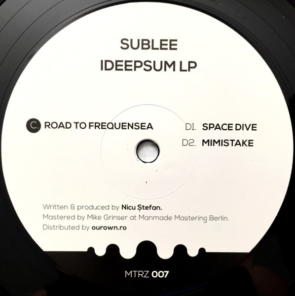 Sublee - Ideepsum LP | Metereze (MTRZ 007) - 3