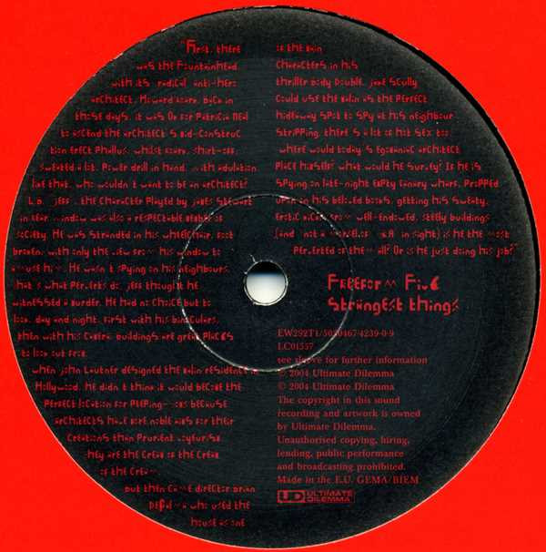 Freeform Five - Strangest Things (Part 1) | Ultimate Dilemma (5050467 4239 0 9) - 4 Freeform Five - Strangest Things (Part 1) | Ultimate Dilemma (5050467 4239 0 9) - 4