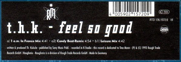 T.H.K. - Feel So Good | Roughmix (RTD 176.1572.0) - 5