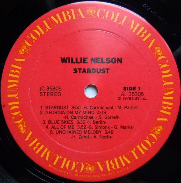 Willie Nelson - Stardust | Columbia (JC 35305) - 3