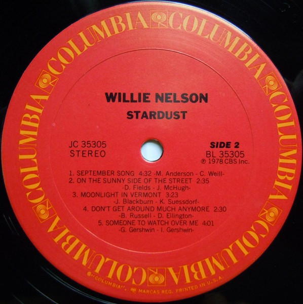 Willie Nelson - Stardust | Columbia (JC 35305) - 4