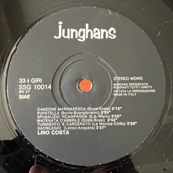 Lino Costa - Canzone Marinaresca | Junghans (SSG 10014) - 4 Lino Costa - Canzone Marinaresca | Junghans (SSG 10014) - 4