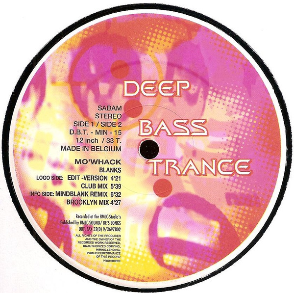 Mo'Whack - Blanks | Deep Bass Trance (D.B.T. MIN - 15) - 2