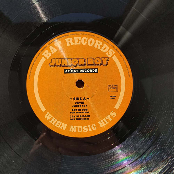 Junior Roy & Dub Shepherds - Junior Roy At BAT Records | BAT Records (BAT009) - 2 Junior Roy & Dub Shepherds - Junior Roy At BAT Records | BAT Records (BAT009) - 2