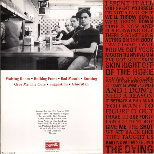 Fugazi - Fugazi | Dischord Records (Dischord 30) - 2 Fugazi - Fugazi | Dischord Records (Dischord 30) - 2