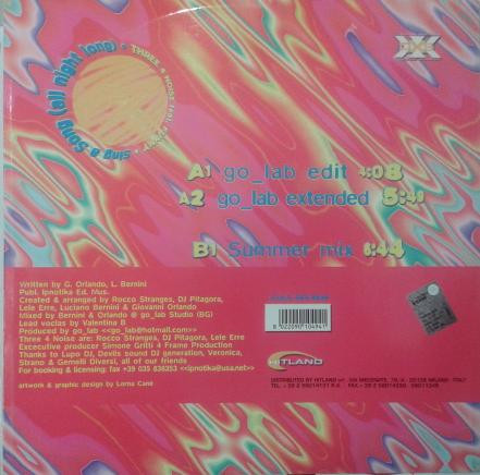 Three 4 Noise Feat. Funny - Sing A Song (All Night Long) | Dance Excess (DXS 08.99) - 2