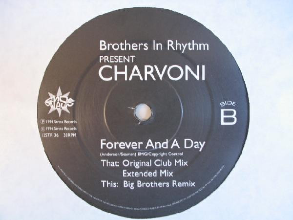 Brothers In Rhythm Present Charvoni - Forever And A Day | Stress Records (12STR 36) - 3 Brothers In Rhythm Present Charvoni - Forever And A Day | Stress Records (12STR 36) - 3