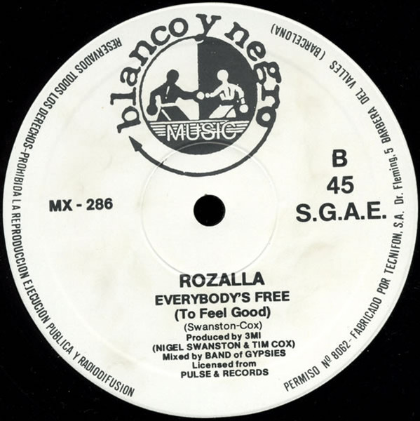 Rozalla - Everybody's Free (To Feel Good) | Blanco Y Negro (MX - 286) - 4