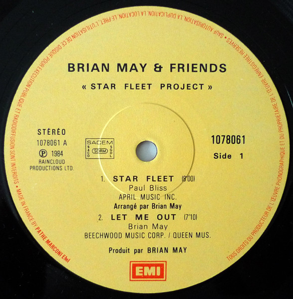 Brian May + Friends - Star Fleet Project | EMI (1078061) - 3 Brian May + Friends - Star Fleet Project | EMI (1078061) - 3