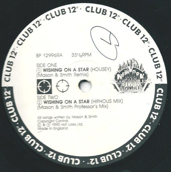 Various - Wishing On A Star (Megamix 1 & 2) | M & R Records (BP 12996RA)