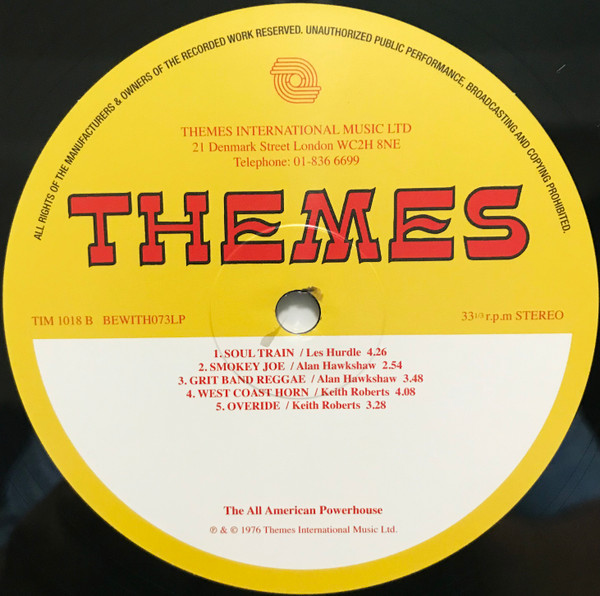 Various - The All American Powerhouse | Be With Records (BEWITH073LP) - 3 Various - The All American Powerhouse | Be With Records (BEWITH073LP) - 3