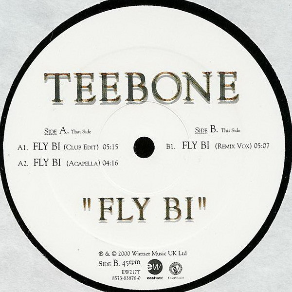 Teebone Featuring MC Kie & MC Sparks - Fly Bi | EastWest (EW217T) - 2