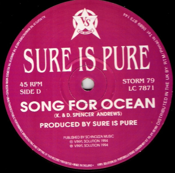 Sure Is Pure - The Out To Lunch EP | Vinyl Solution (STORM 79) - 6
