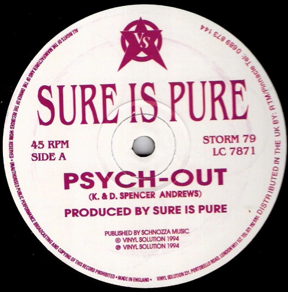 Sure Is Pure - The Out To Lunch EP | Vinyl Solution (STORM 79) - 3
