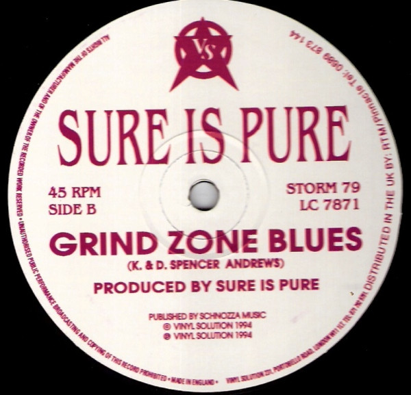 Sure Is Pure - The Out To Lunch EP | Vinyl Solution (STORM 79) - 4