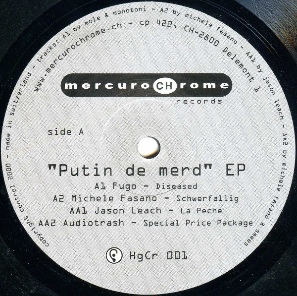Various - Putin De Merd EP | Mercurochrome (HgCr 001)