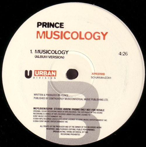 Prince - Cinnamon Girl | Urban Division (XPR 3781) - 3