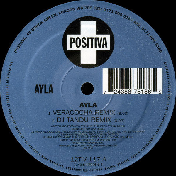 Ayla - Ayla | Positiva (12TIV-117) - 3