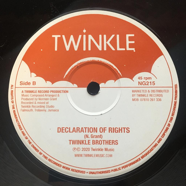 Twinkle Brothers - World Crisis / Declaration of Rights | Twinkle Music (NG215) - 2 Twinkle Brothers - World Crisis / Declaration of Rights | Twinkle Music (NG215) - 2