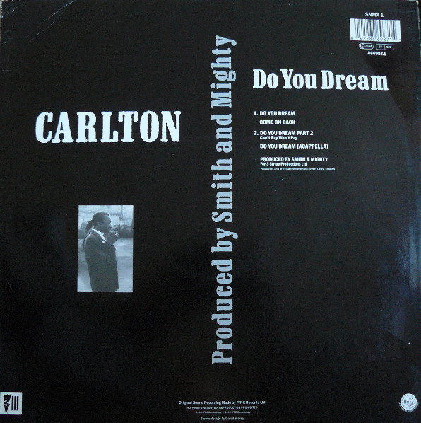 Carlton - Do You Dream | Three Stripe Records (SNMX 1) - 2 Carlton - Do You Dream | Three Stripe Records (SNMX 1) - 2
