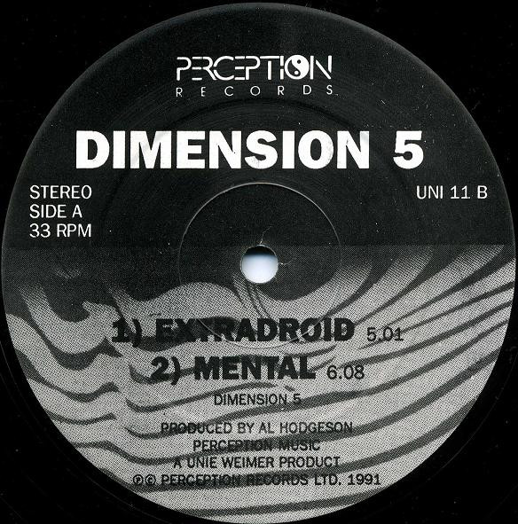 Dimension 5 - Utopia | Perception Records (UNI 11) - 2 Dimension 5 - Utopia | Perception Records (UNI 11) - 2