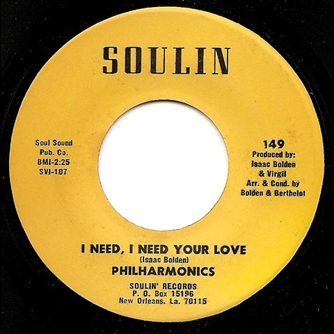 Philharmonics - Will You Marry Me Girl / I Need, I Need Your Love | Soulin' (149) - 2