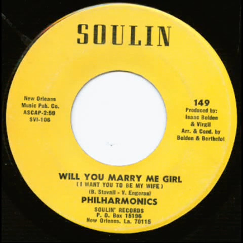 Philharmonics - Will You Marry Me Girl / I Need, I Need Your Love | Soulin' (149) - main