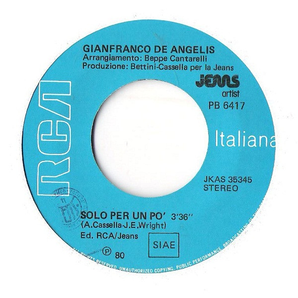 Gianfranco De Angelis - E Pensare... Che Una Volta Non Era Così | RCA (PB 6417) - 4 Gianfranco De Angelis - E Pensare... Che Una Volta Non Era Così | RCA (PB 6417) - 4
