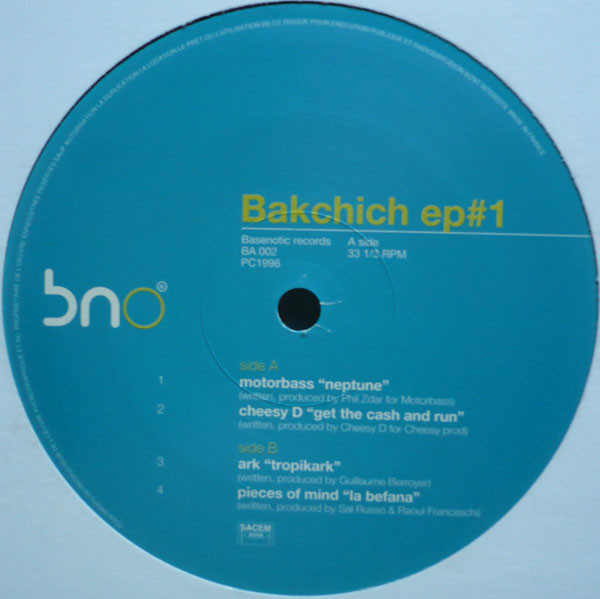 Various - Bakchich EP#1 | Basenotic Records (BA 002)