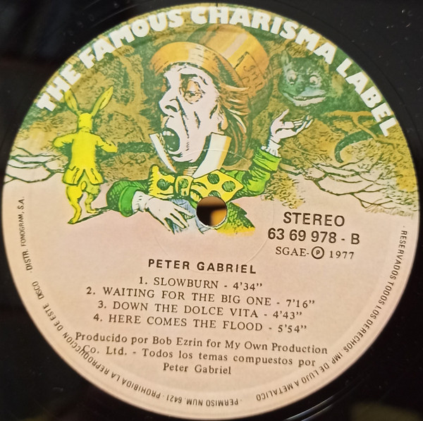 Peter Gabriel - Peter Gabriel | Charisma (63 69 978) - 4