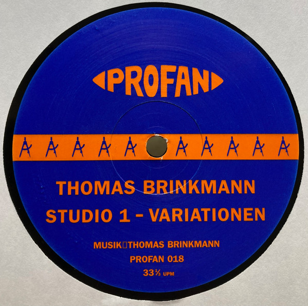 Thomas Brinkmann - Studio 1 - Variationen | Profan (PROFAN 018)