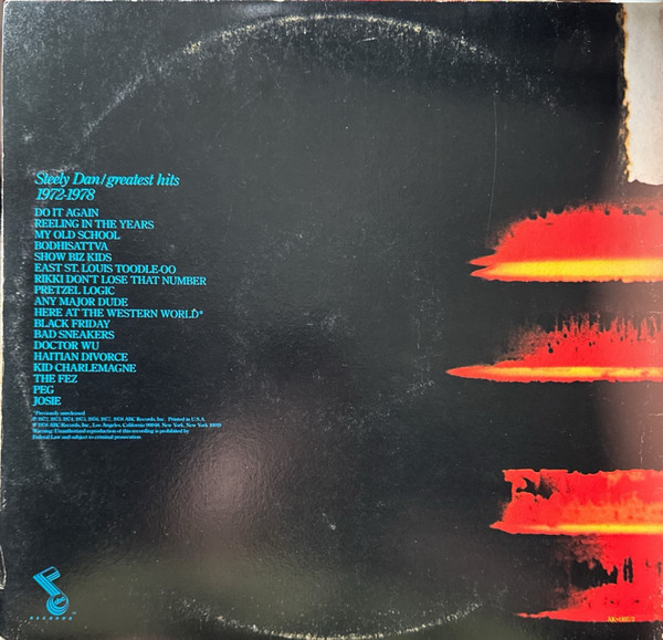 Steely Dan - Greatest Hits | ABC Records (AK-1107/2) - 4