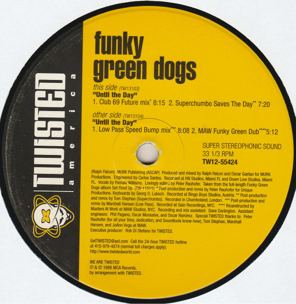 Funky Green Dogs - Until The Day | Twisted America Records (TW12-55424) - 4 Funky Green Dogs - Until The Day | Twisted America Records (TW12-55424) - 4