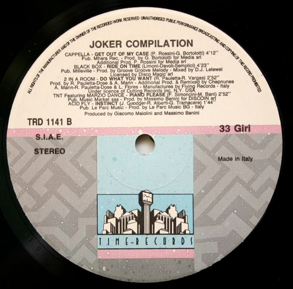 Various - The Joker Compilation | Time Records (TRD 1141) - 4