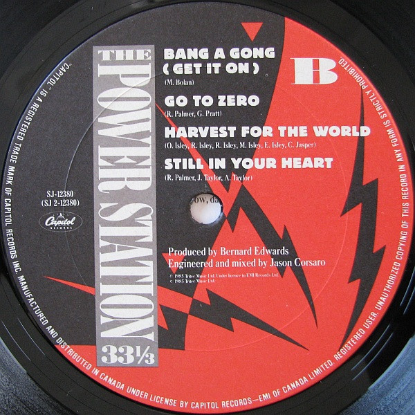 The Power Station - The Power Station 33⅓ | Capitol Records (SJ-12380) - 4