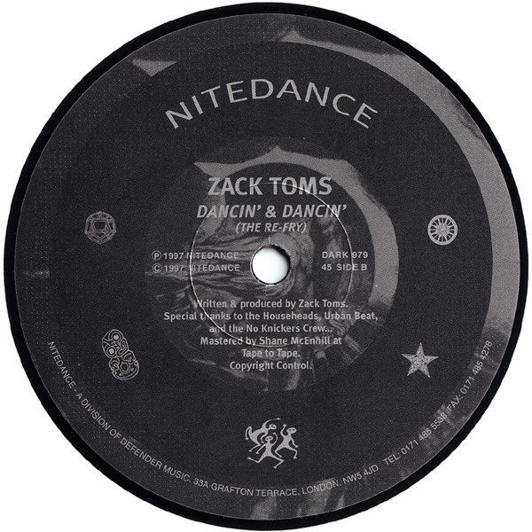 Zack Toms - Dancin' & Dancin' | Nitedance Records (DARK 979) - 2