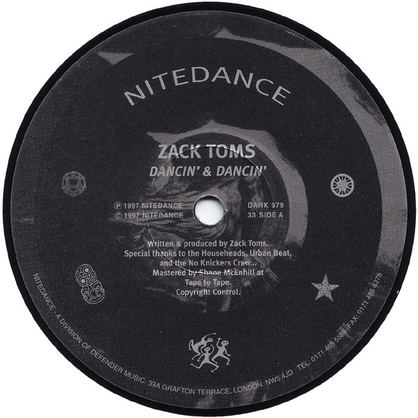 Zack Toms - Dancin' & Dancin' | Nitedance Records (DARK 979) - main